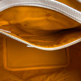 MCM Monogram White Bucket Shoulder Bag