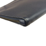 Coach Navy Pebbled Leather Laptop Case