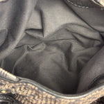 Chloe Black Tweed Leather Paddington Shoulder Bag