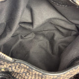 Chloe Black Tweed Leather Paddington Shoulder Bag