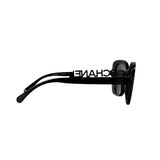 Chanel Rhinestone Logo Square Sunglasses