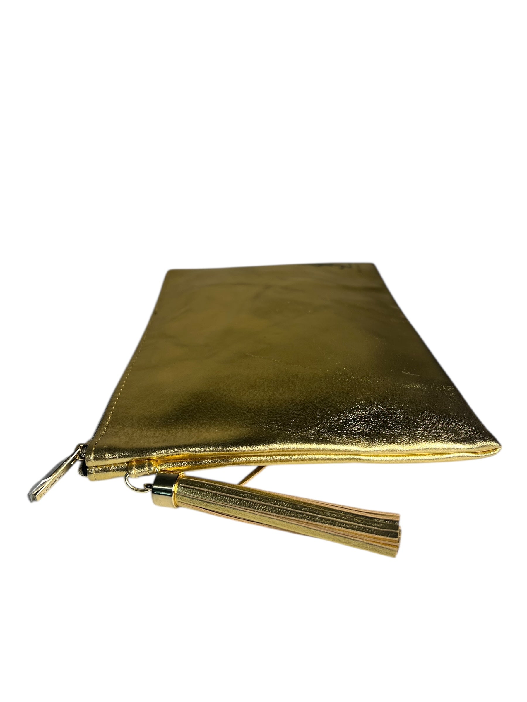 YSL Beauty Gold Makeup Zip Pouch