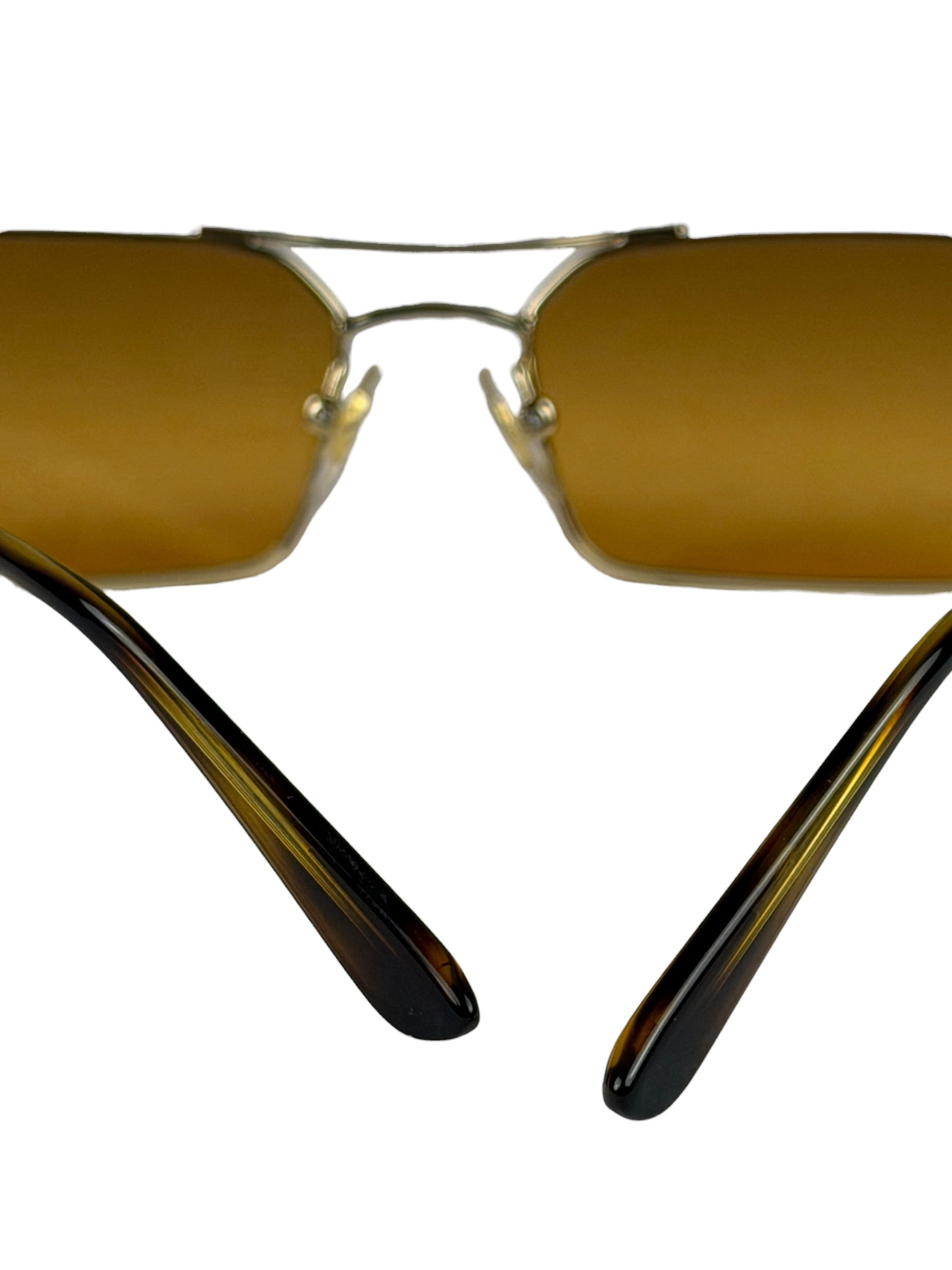 Vogue x Gigi Hadid Gold- Rectangular Sunglasses