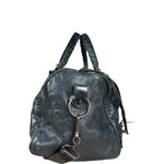 Balenciaga Vintage Dark Blue Leather Classic City Bag
