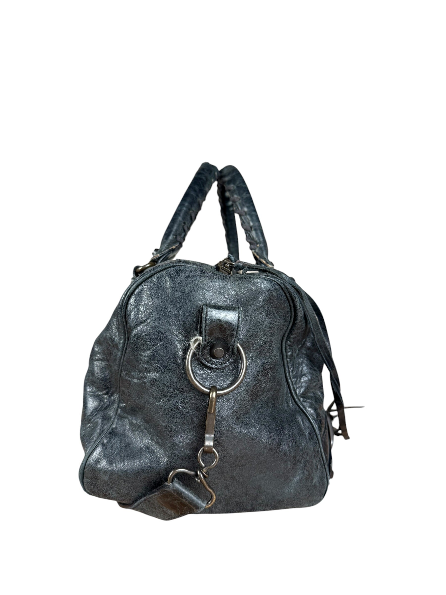 Balenciaga Vintage Dark Blue Leather Classic City Bag