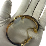 Christian Dior White Round Dial Tortoise Bangle