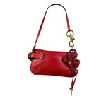 Chloe Red Leather Mini Paddington Pochette