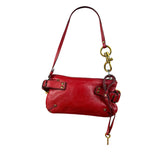 Chloe Red Leather Mini Paddington Pochette