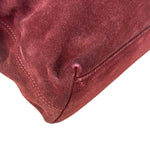 Chanel Bordeaux Suede Tortoise Chain Shoulder Bag '97-'99