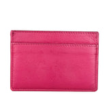 YSL Pink Leather Logo Cardholder