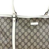 Gucci GG Joy Coated Canvas Tote Bag White/Beige