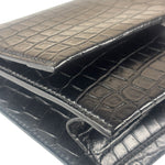 Saint Laurent Black Embossed Babylon Cross Body