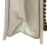 Chanel Ivory Leather Large Jetsetter Boy 2Way Handbag 2011