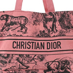 Dior Beauty Pink Canvas Dioriviera Tote Bag
