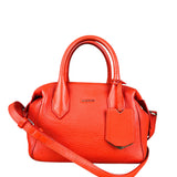 Balenciaga Red Leather Infanta Mini Boston Bag