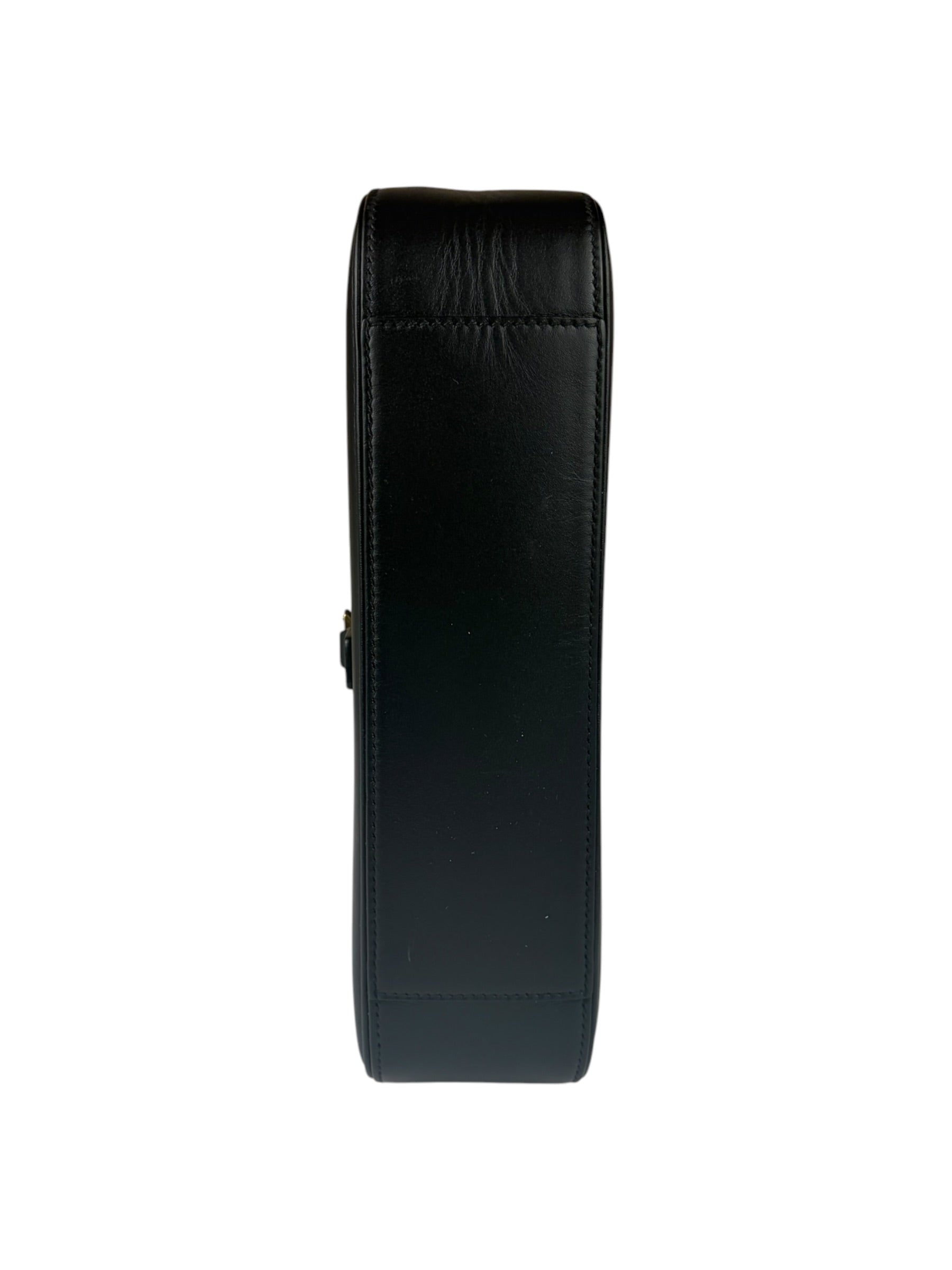 Yves Saint Laurent Black Leather Le 5 À 7 Hobo Bag