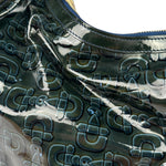 Gucci Vintage Blue/Green Patent Leather Horsebit Glam Hobo Bag