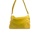 Prada Yellow Leather Padded Nappa Signaux Shoulder Bag