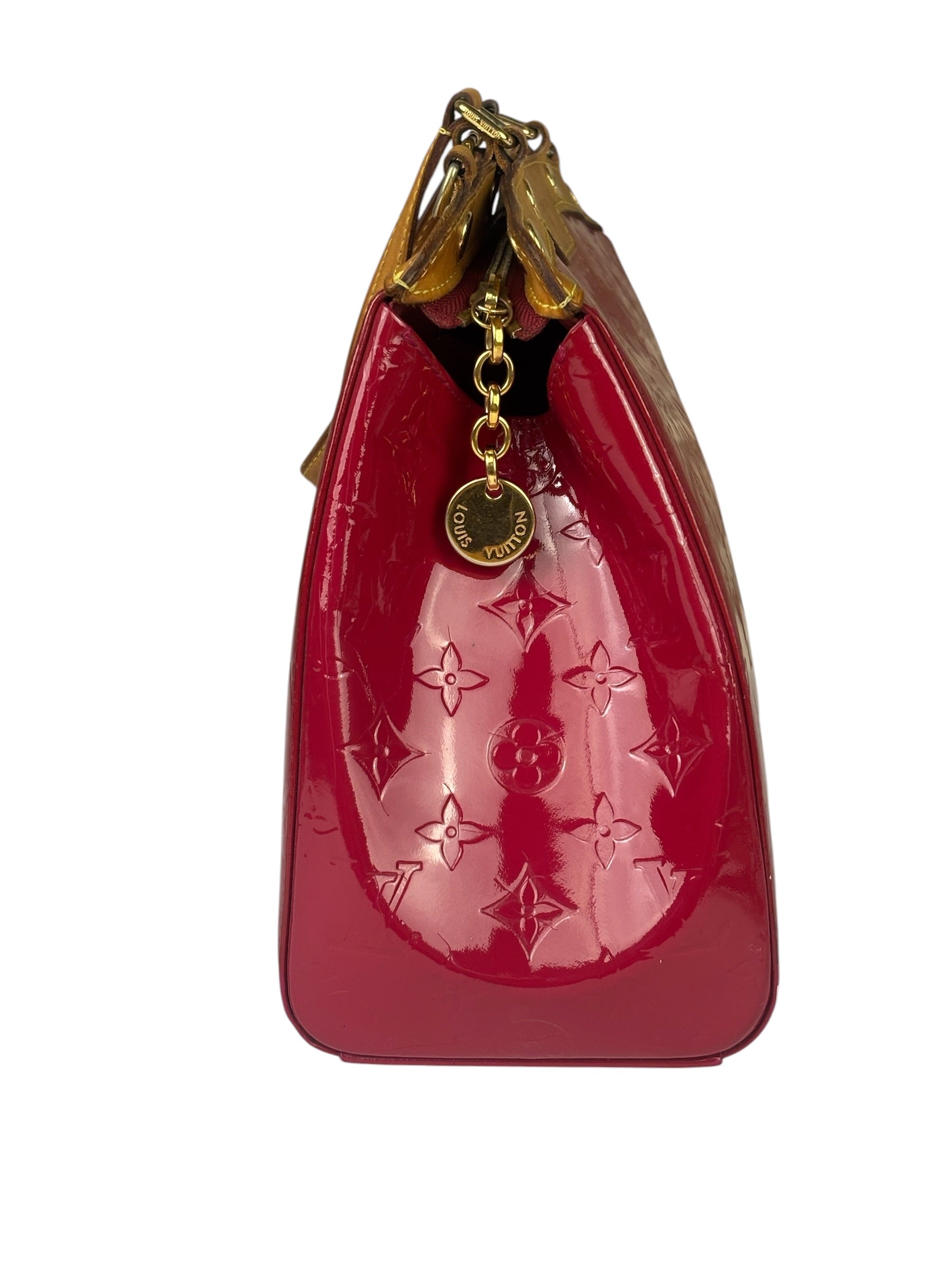 Louis Vuitton Red Vernis Brea Two-Way Bag MM