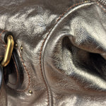 Chloe Metallic Gold Leather Paddington Handbag
