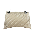 Balenciaga Beige Calfskin Crush Chain Bag