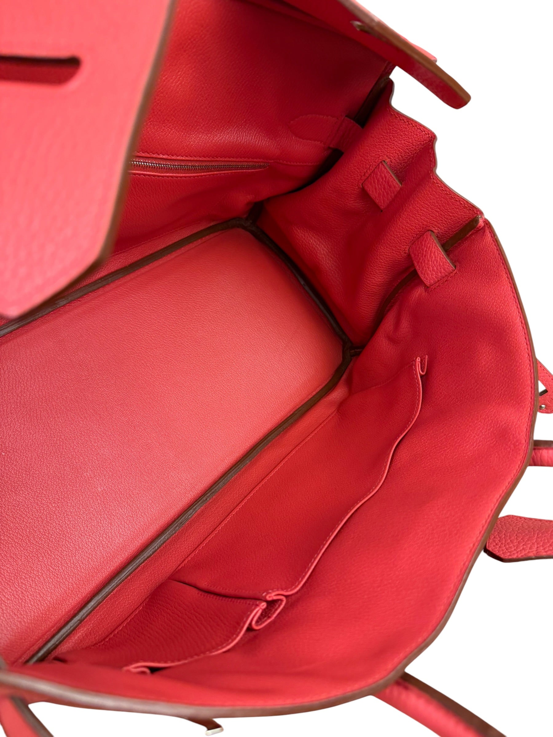 Hermes JPG Birkin 42 Bougainvillier Clemence Leather Handbag 2010
