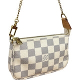 Louis Vuitton Damier Azur Mini Chain Pochette