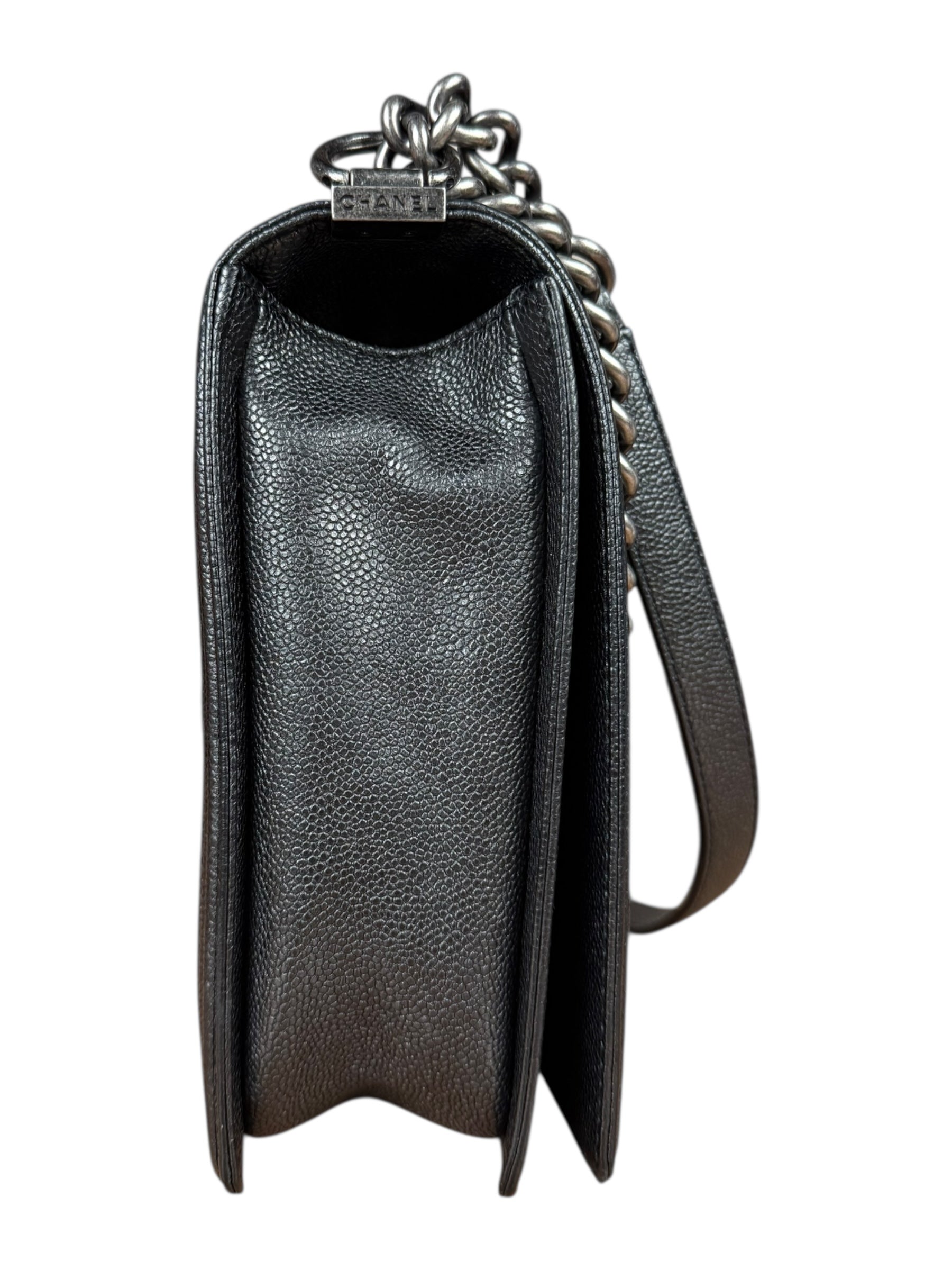 Chanel MultiColor Quilted Tweed Boy Bag