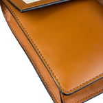Fendi Brown/Cream Leather Jacquard FF Zucca Baguette
