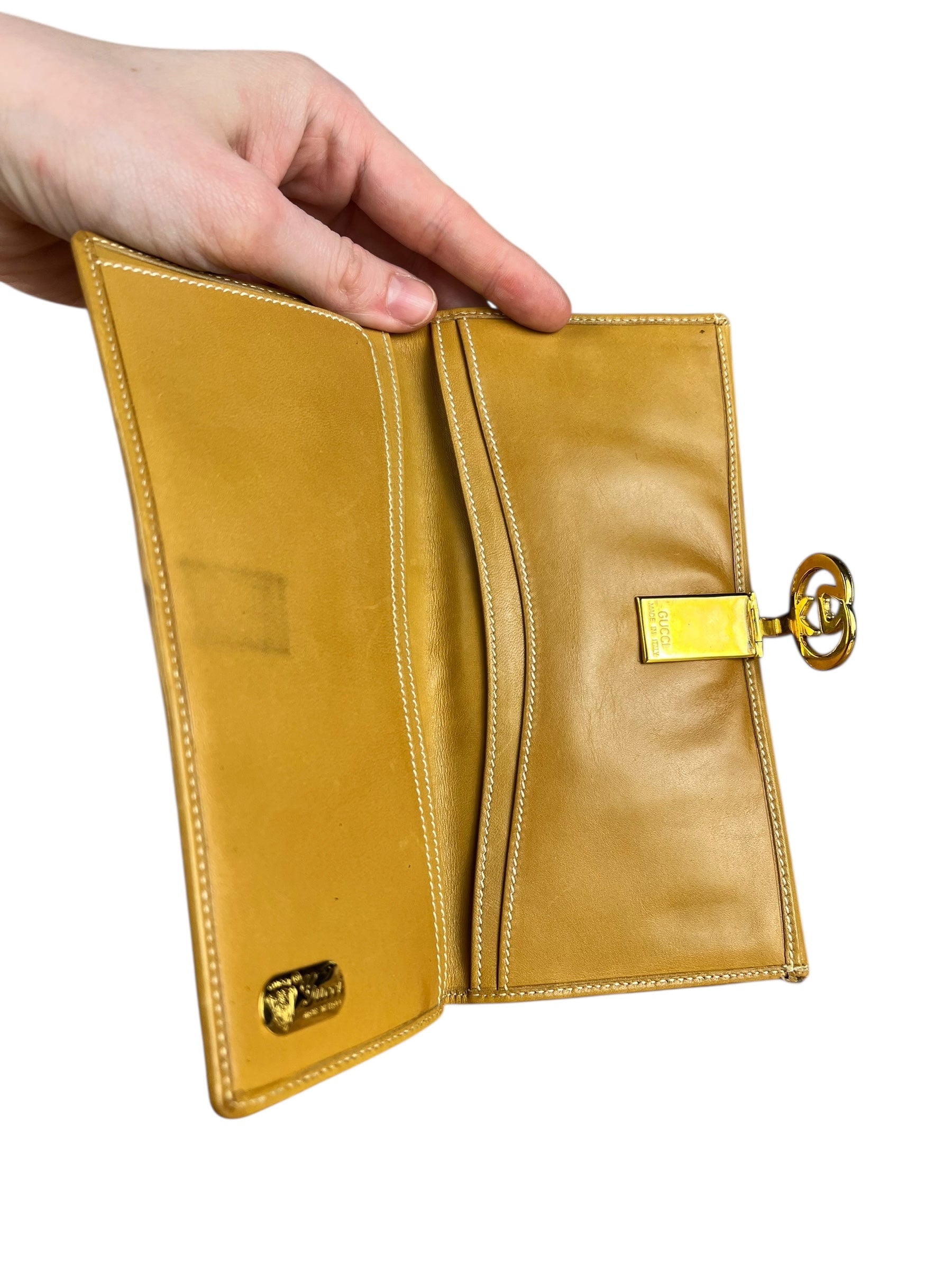 Gucci GG Vintage Sherry Line Long Wallet