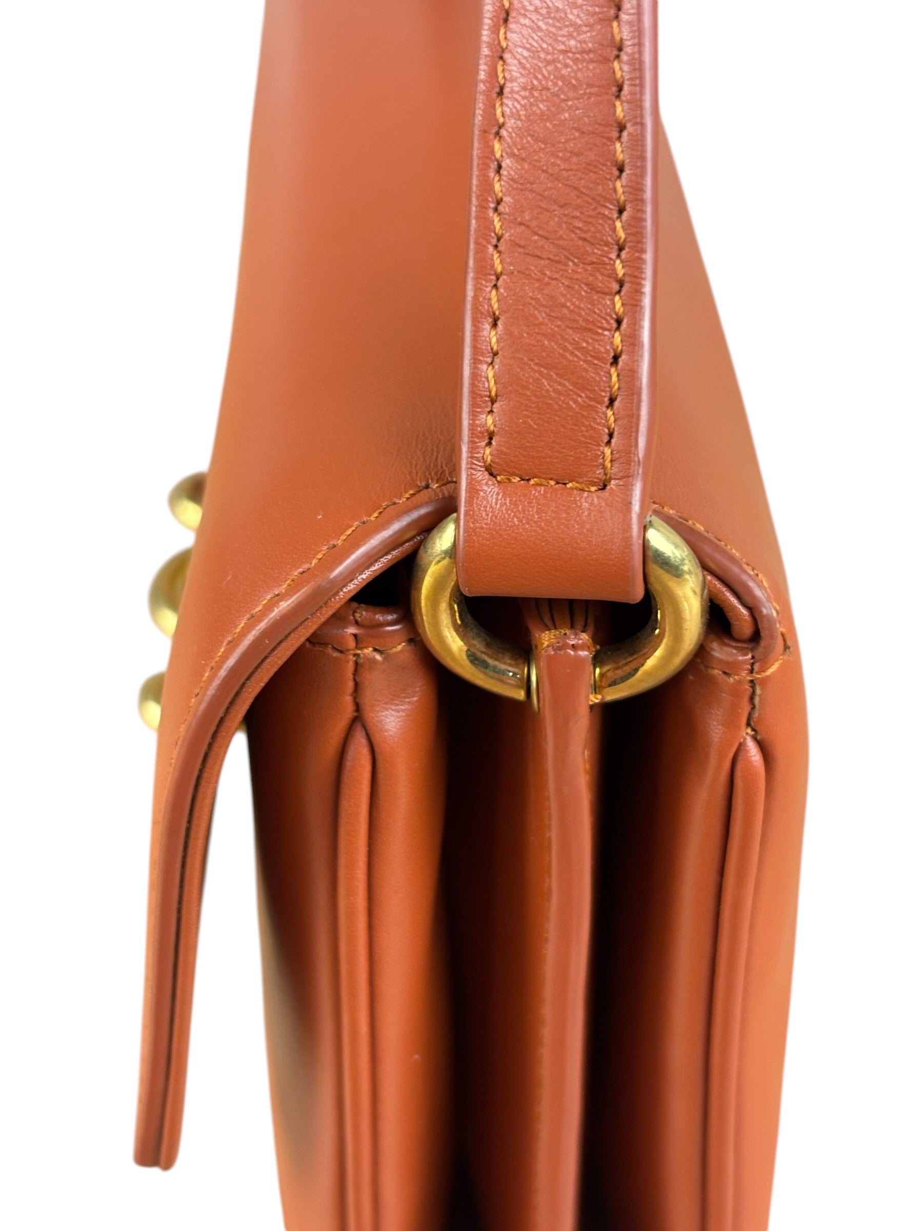 Saint Laurent Burnt Orange Le Maillon Shoulder Bag