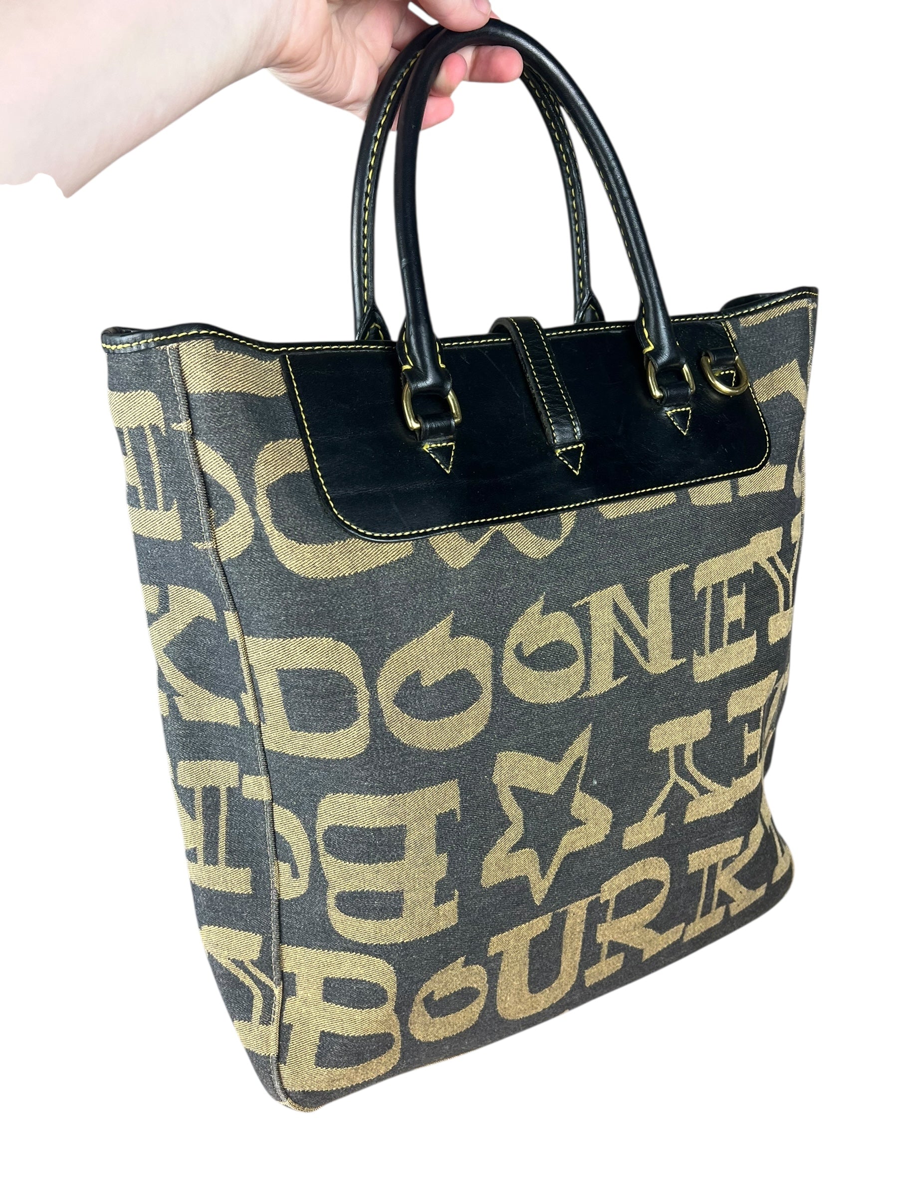 Dooney & Burke Vintage Canvas Logo Tote