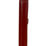 Burberry Red Leather London 5-Ring System Binder Planner