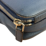 Prada Navy Blue Leather Camera Bag