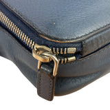 Prada Navy Blue Leather Camera Bag