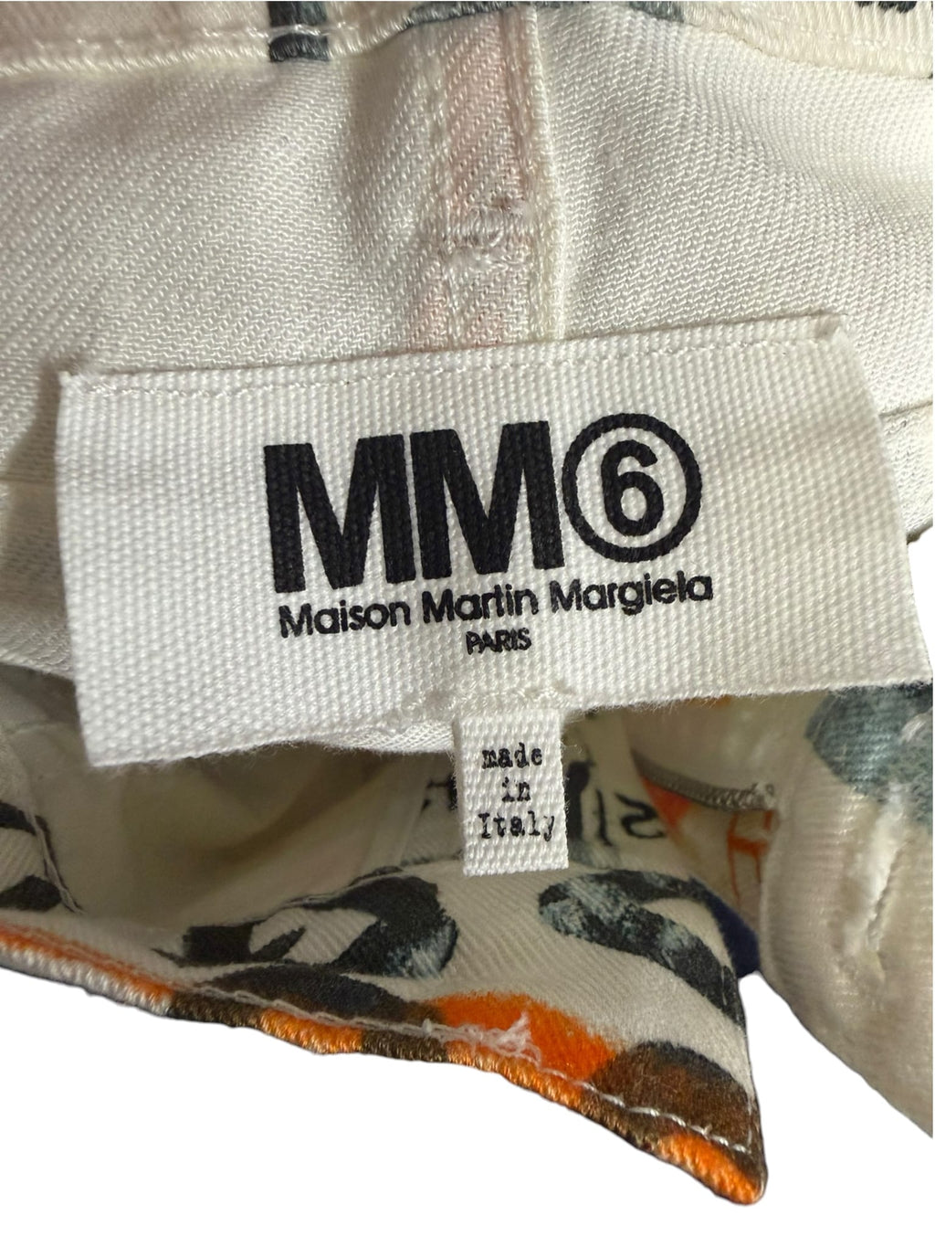 Maison Margiela MM6 Printed Graffiti Slim Jeans