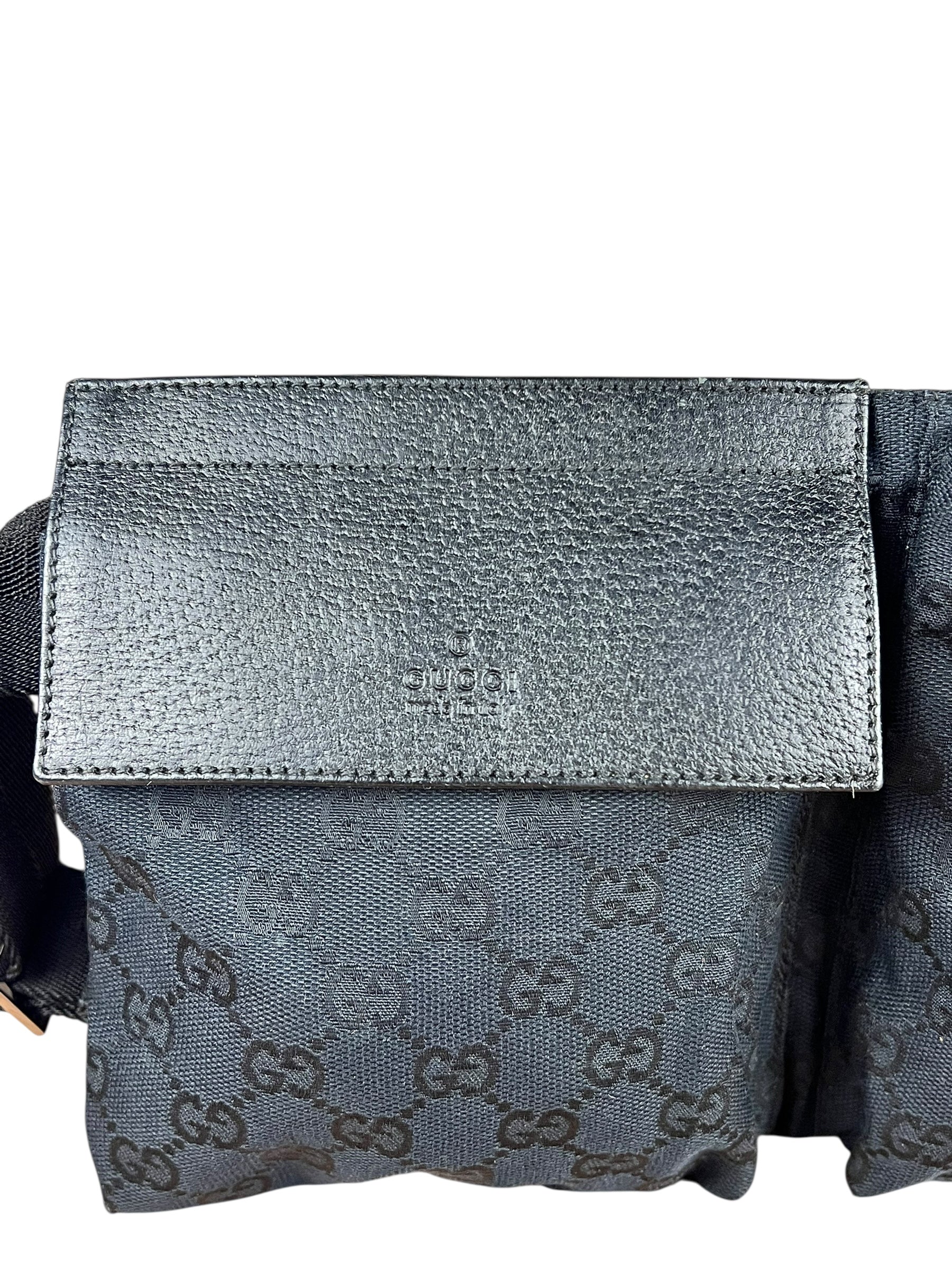 Gucci GG Canvas Belt Bag Black