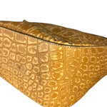 Fendi Vintage Crocodile-Embossed Leather Crossbody Bag