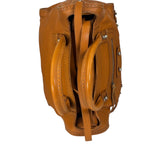 Balenciaga Brown Lambskin Riva Velo Two-Way Bag