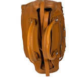 Balenciaga Brown Lambskin Riva Velo Two-Way Bag