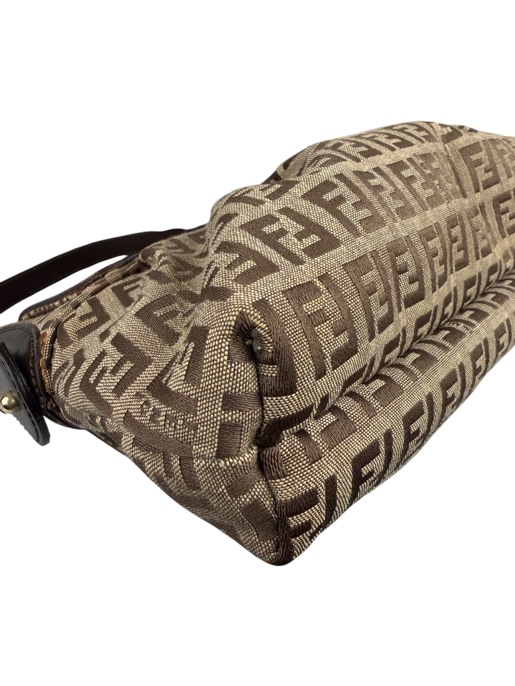 Fendi Zucca Chef Flap Shoulder Bag