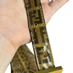 Fendi FF PVC Coated Canvas Baguette