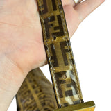 Fendi FF PVC Coated Canvas Baguette