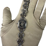 Gucci 6100L Black Dial Horse Bit Link Watch
