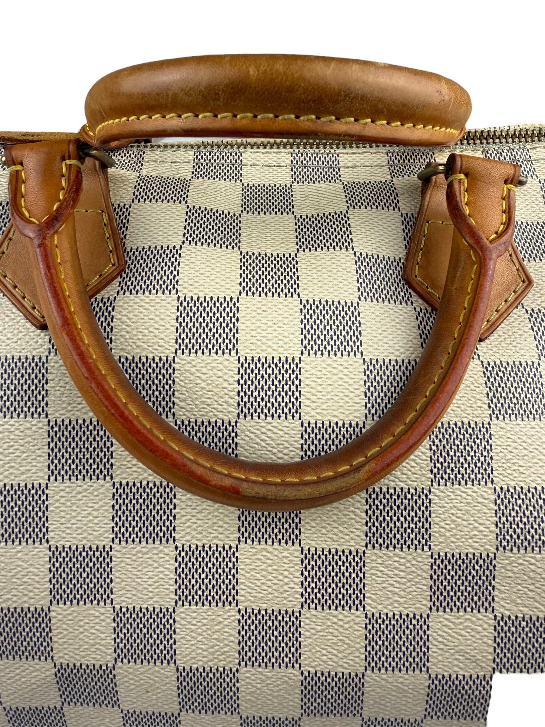 Louis Vuitton Damier Azur Speedy Hand Bag