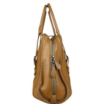 Loewe Brown Leather Senda Top Handle Bag