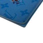 Louis Vuttion Pool Blue Monogram Passport Cover