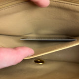 Chanel Beige CC Leather Diana Flap Bag '92