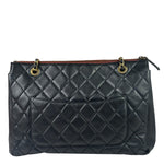 Chanel Vintage Black Quilted Lambskin Shoulder Bag 2010
