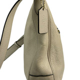 Coach Cream Pebbled Leather Hobo Bag